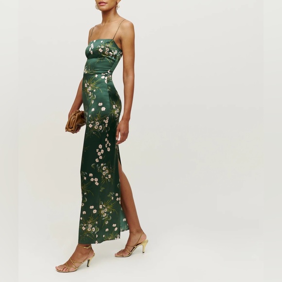 Brand new reformation Frankie Silk Dress - Picture 4 of 14